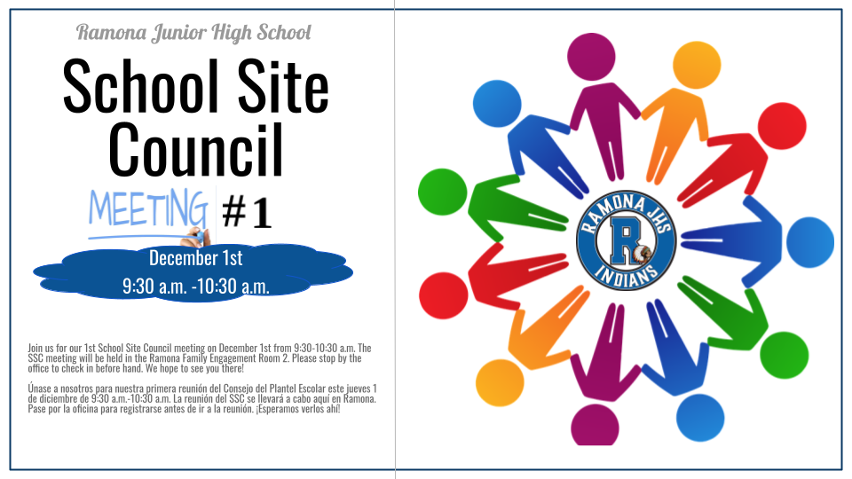 School Site Council Meeting #1